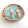 Cuenco con pareja de gatos - Imagen 6